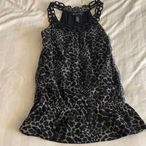 INC Animal-print party top, size P